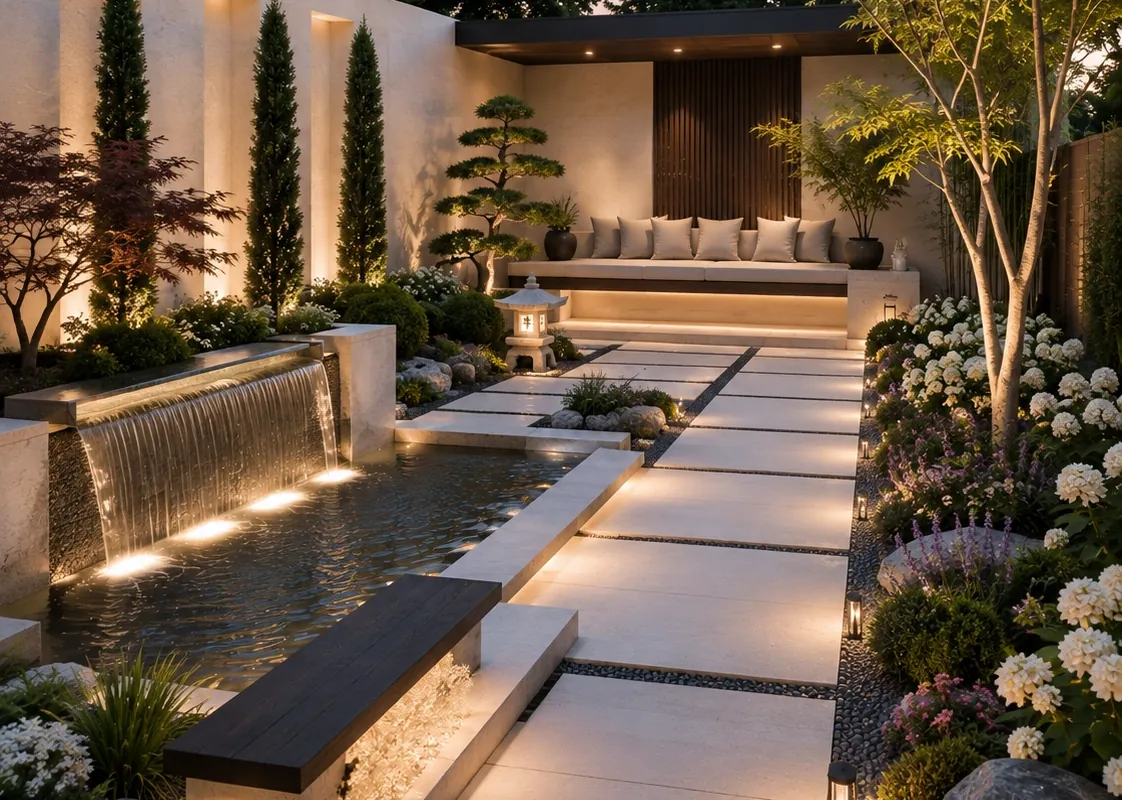 An AI-generated landscape design concept